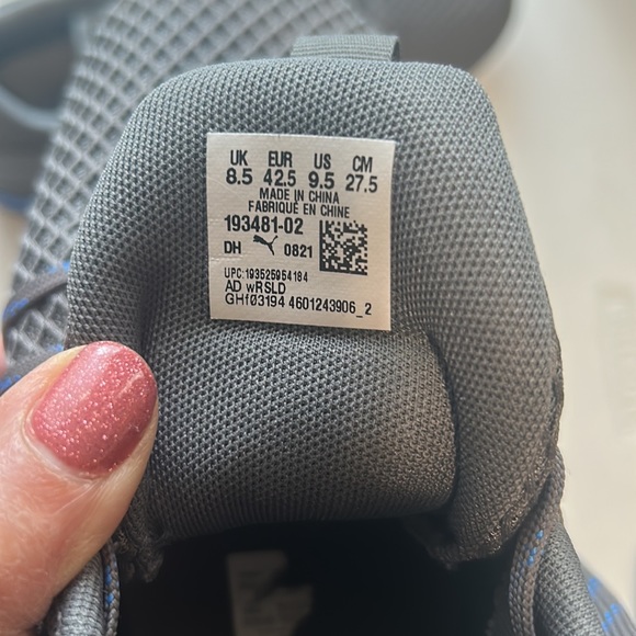 Puma, Axelion, Gray Mesh Men’s Training Sneakers Size 9.5 - Picture 5 of 9